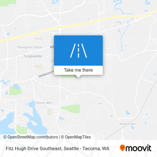 Fitz Hugh Drive Southeast map