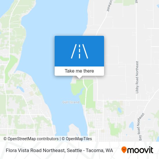 Flora Vista Road Northeast map