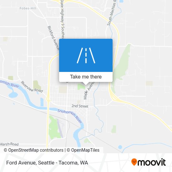 Ford Avenue map