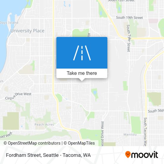 Fordham Street map