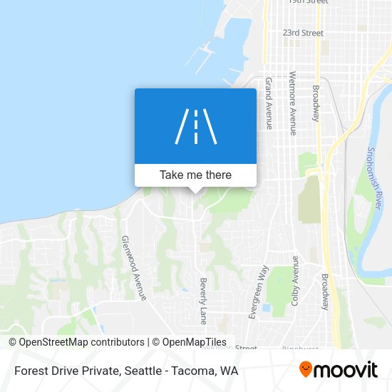 Forest Drive Private map