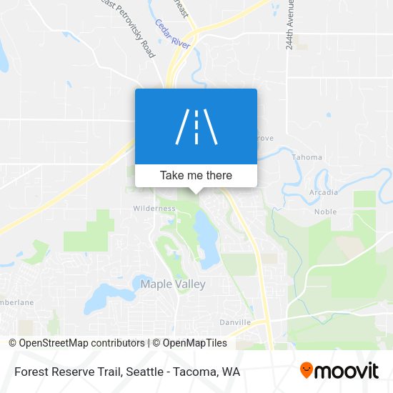 Forest Reserve Trail map