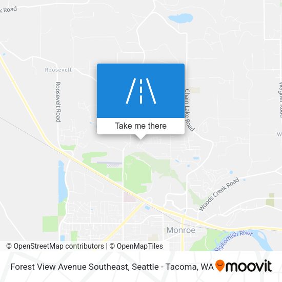 Forest View Avenue Southeast map