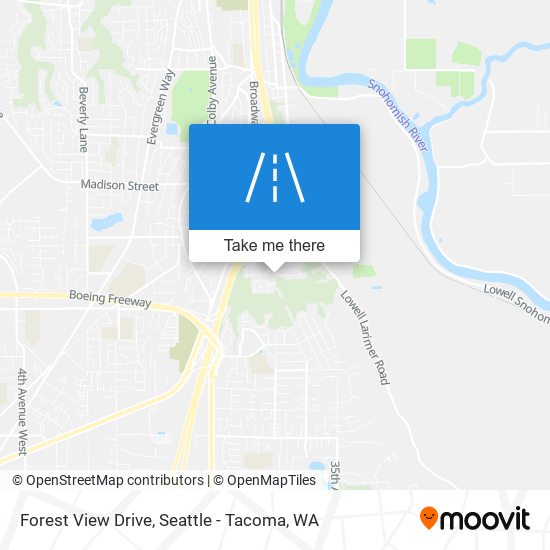 Forest View Drive map