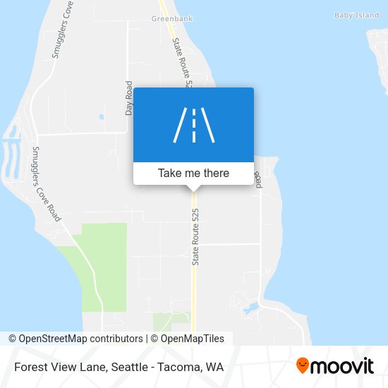 Forest View Lane map