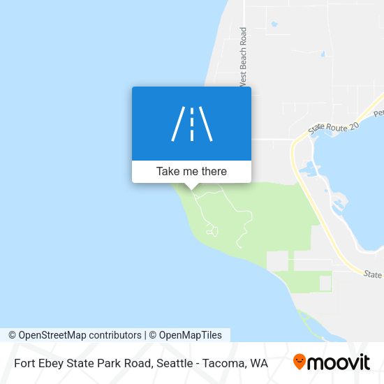 Fort Ebey State Park Road map