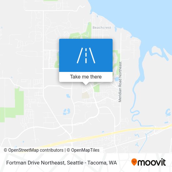 Fortman Drive Northeast map