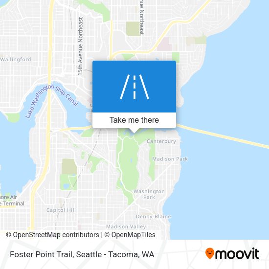 Foster Point Trail map