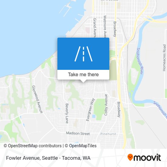 Fowler Avenue map