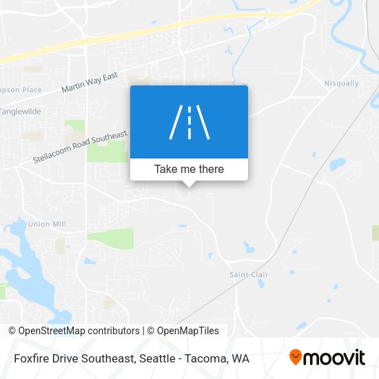 Mapa de Foxfire Drive Southeast