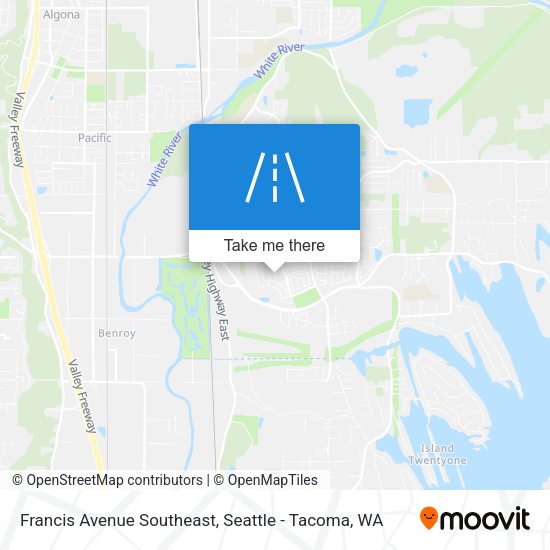 Mapa de Francis Avenue Southeast