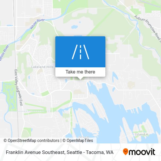 Mapa de Franklin Avenue Southeast