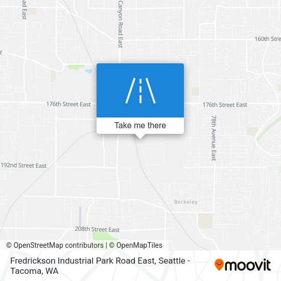 Fredrickson Industrial Park Road East map