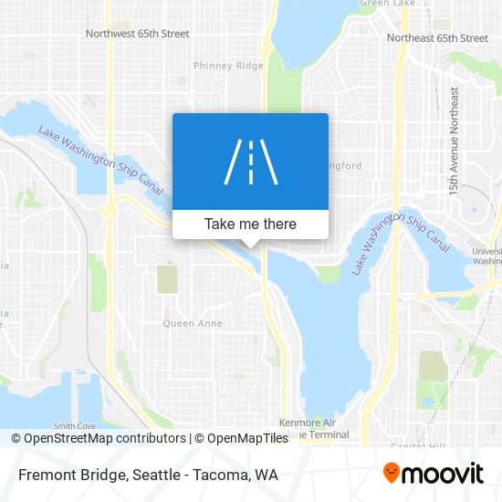 Mapa de Fremont Bridge