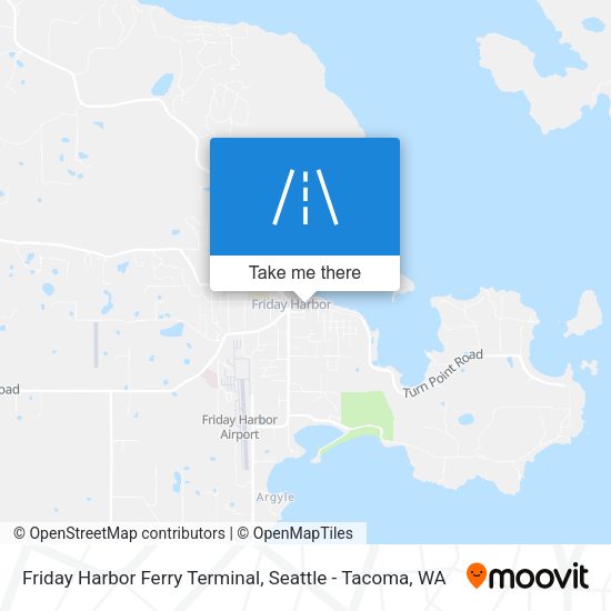Friday Harbor Ferry Terminal map