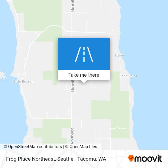 Frog Place Northeast map