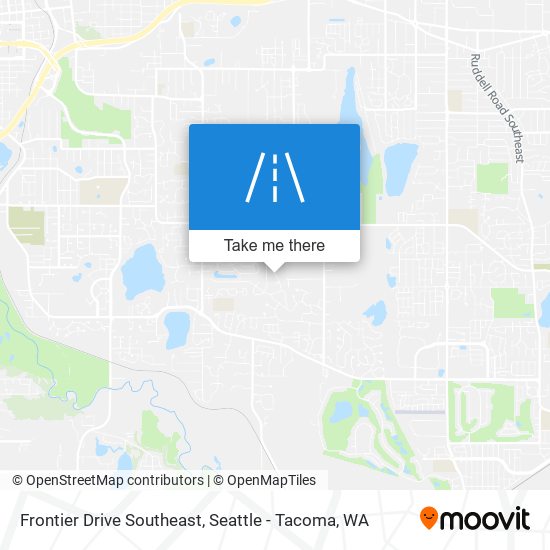 Frontier Drive Southeast map