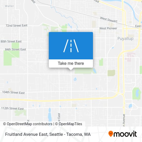 Mapa de Fruitland Avenue East