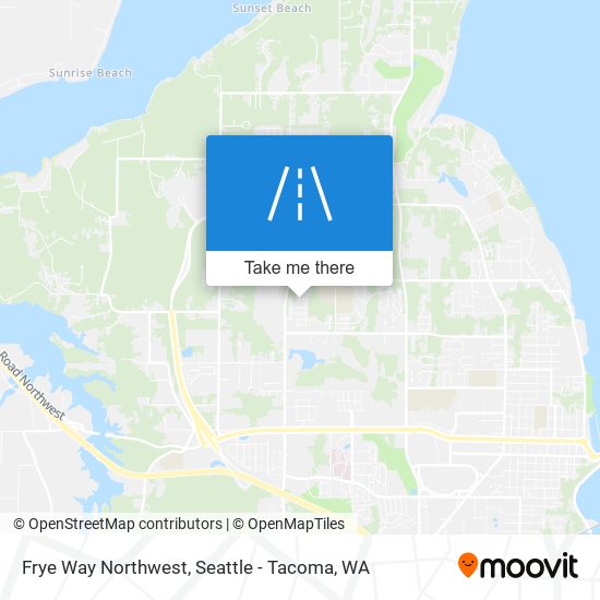 Frye Way Northwest map