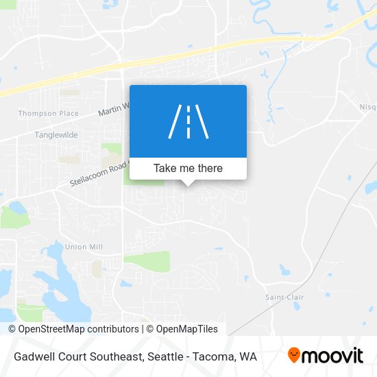 Gadwell Court Southeast map