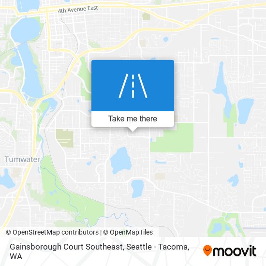 Mapa de Gainsborough Court Southeast