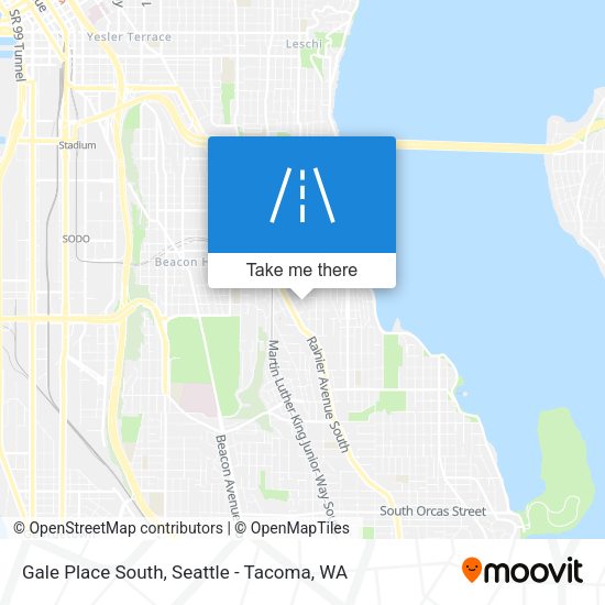 Mapa de Gale Place South