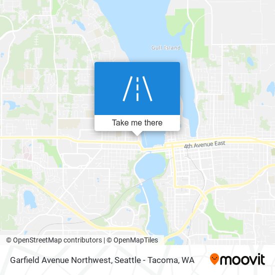 Mapa de Garfield Avenue Northwest