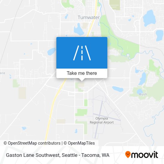 Gaston Lane Southwest map