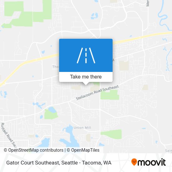 Gator Court Southeast map