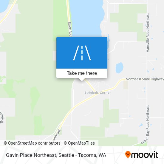 Gavin Place Northeast map