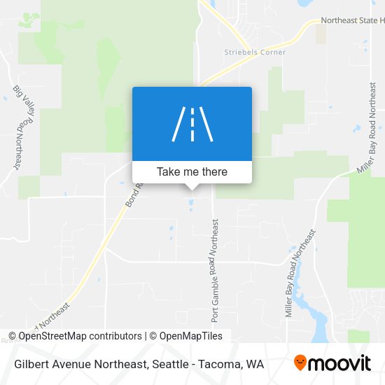 Mapa de Gilbert Avenue Northeast