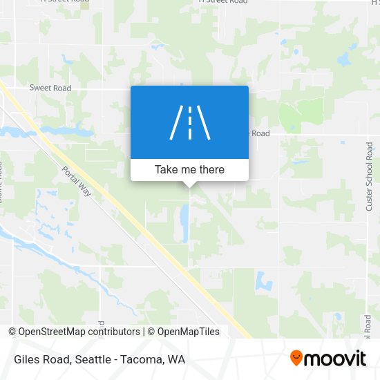 Giles Road map