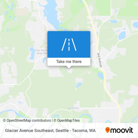 Mapa de Glacier Avenue Southeast