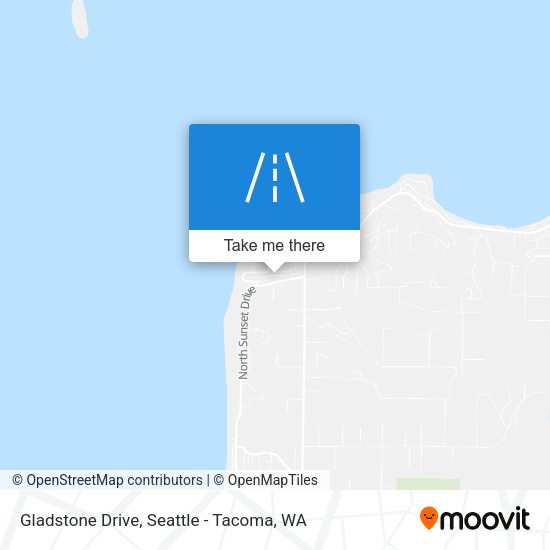 Mapa de Gladstone Drive