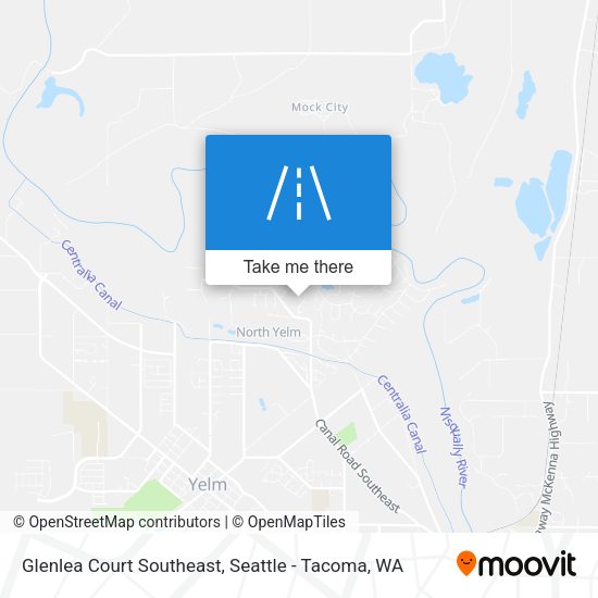 Mapa de Glenlea Court Southeast