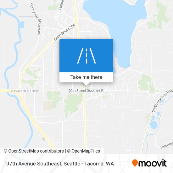 97th Avenue Southeast map