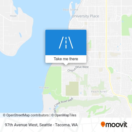 Mapa de 97th Avenue West