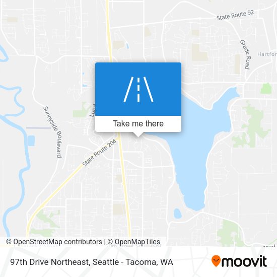 97th Drive Northeast map