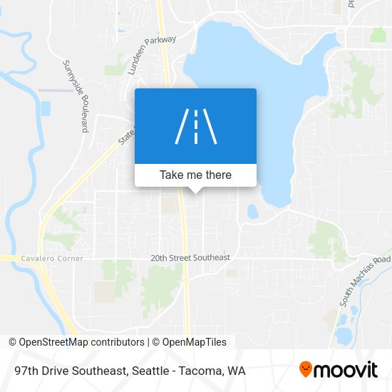 97th Drive Southeast map