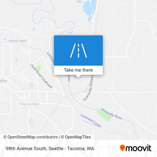 98th Avenue South map