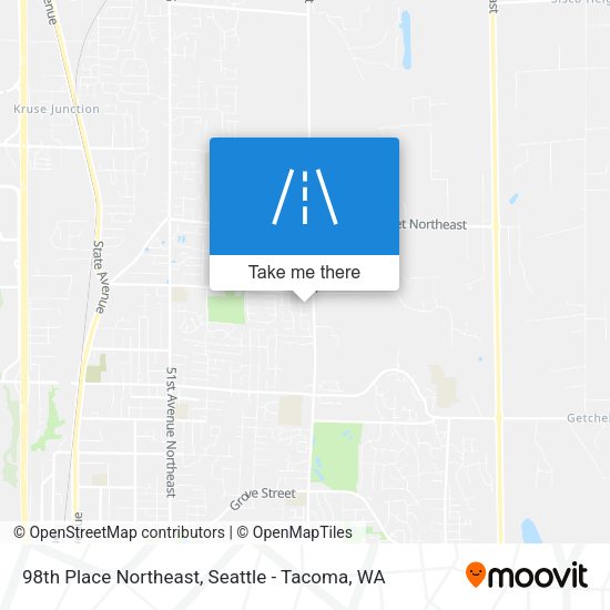 Mapa de 98th Place Northeast