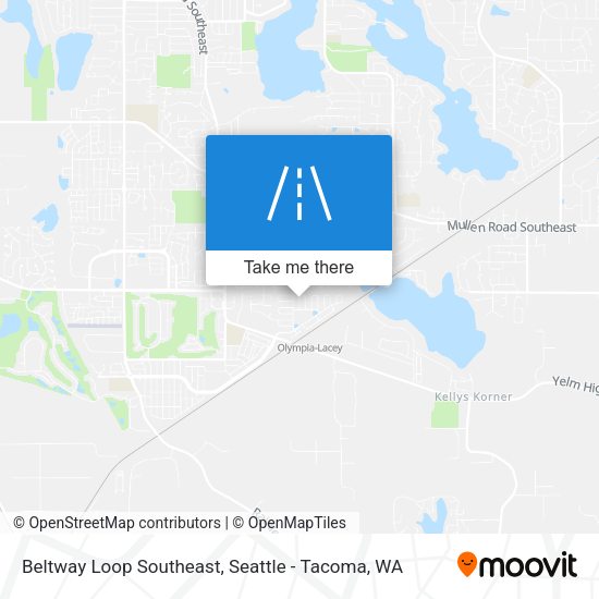 Mapa de Beltway Loop Southeast
