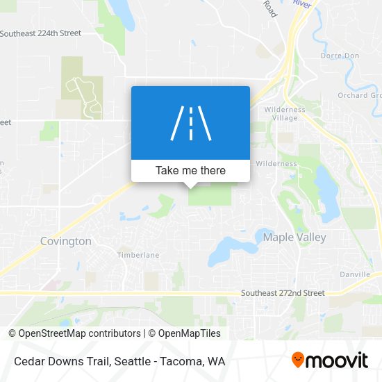 Cedar Downs Trail map