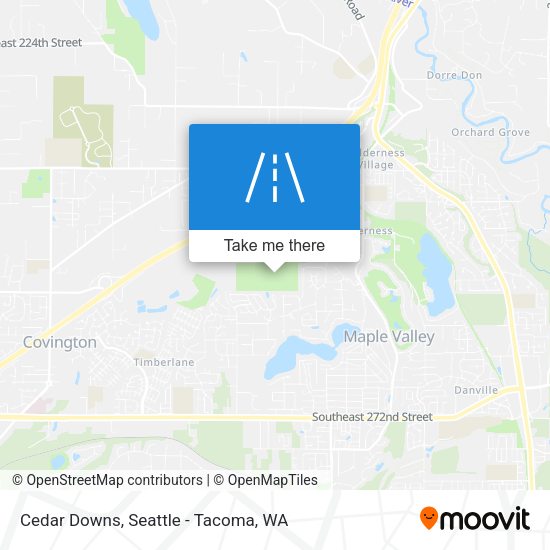 Cedar Downs map