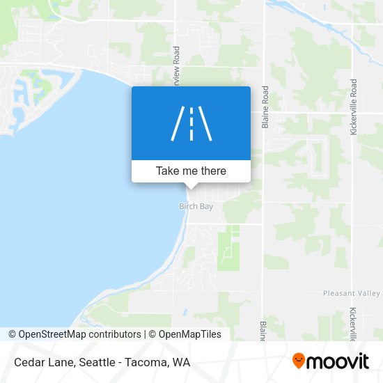 Mapa de Cedar Lane