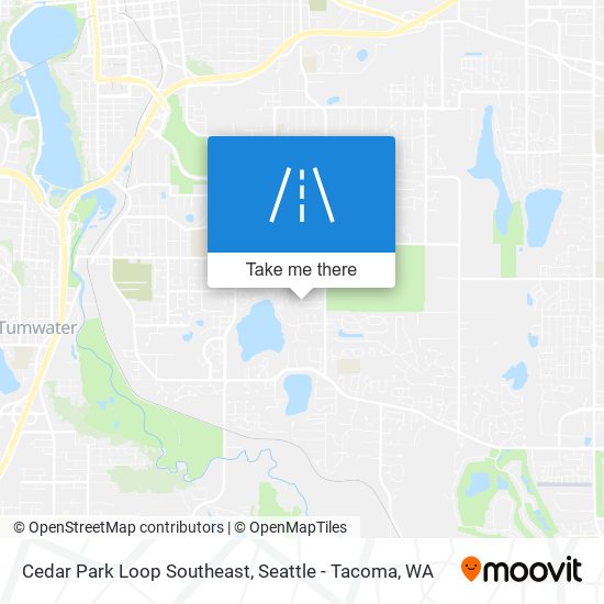 Cedar Park Loop Southeast map