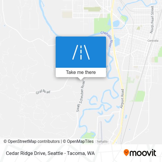 Cedar Ridge Drive map