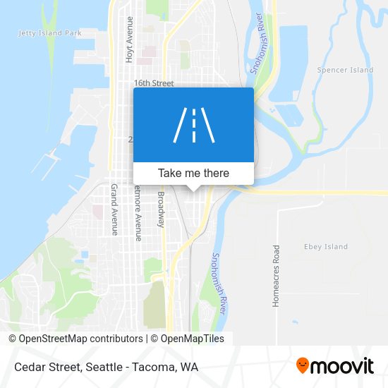 Mapa de Cedar Street