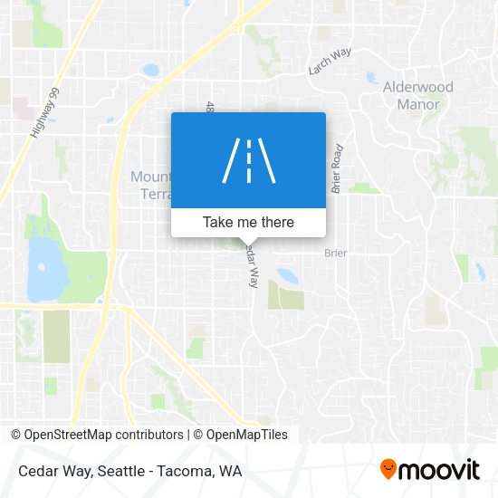 Mapa de Cedar Way