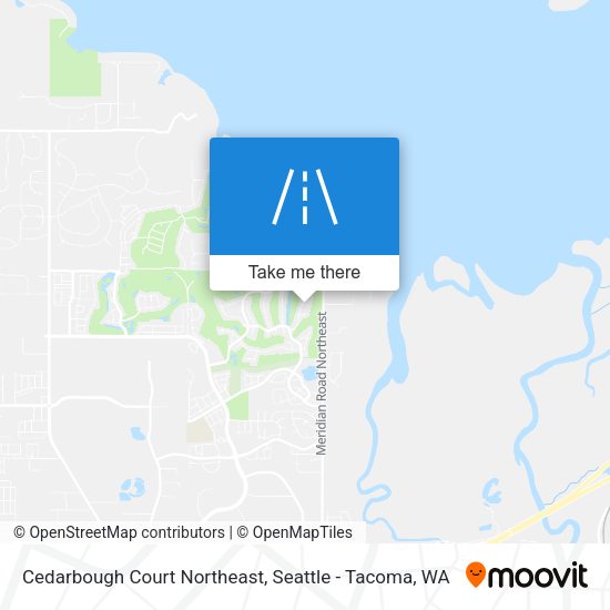 Cedarbough Court Northeast map